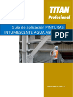 Manual de Aplicación PINTURAS INTUMESCENTES AGUA A80 y A85 Versión Actual