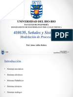 Señales y Sistemas: Modelacion de Procesos