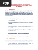 Implementacion Del Modelo Del Metodo de Perforacion Tipo Breasting en La Mina Modelo de Cetemin