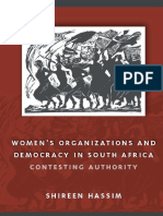 (Women in Africa and The Diaspora) Shireen Hassim - Women's Organizations and Democracy in South Africa - Contesting Authority (2006, University of Wisconsin Press) PDF