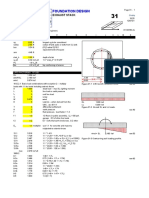 Foundation Design: Exhaust Stack