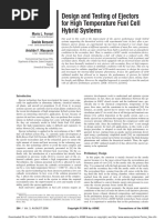 Design and Testing of Ejectors For High Temperature Fuel Cell Hybrid Systems 1 PDF