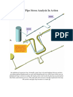 Screenshots of Pipe Stress Analysis in Action