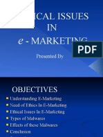 Ethical Issues in E-Marketing