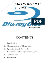 Seminar On Blu Ray Disc: Pradeep Kumar