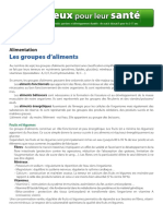 Groupes Aliments PDF