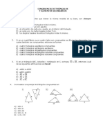 Ejercicios Congruencia de Triángulos PDF