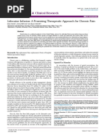 Lidocaine Infusion A Promising Therapeutic Approach For Chronic Pain