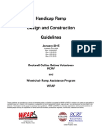 Handicap Ramp Design and Construction Guidelines: January 2015