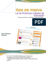 QUESTÕES de PROVA - LDB - Pedagogia para Concursos