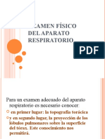 Examen Fisico Aparato Respiratorio 16 Marzo