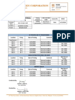 Oro Oxygen Corporation: Electrical Thermal