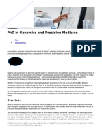 Hamad Bin Khalifa University - PHD in Genomics and Precision Medicine - 2017-04-11 PDF