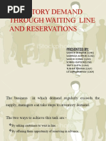 Waiting Lines Service Marketing