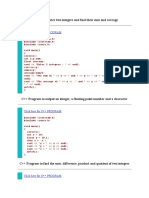 Program in C++