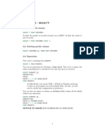 SQL Fundamentals Notes