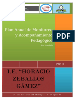 Plan de Monitoreo y Acompañamiento Pedagógico 2017