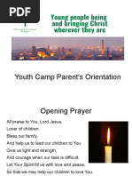 YCamp Parents Orientation