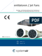 Systemair Fans AJ8 AJR AJR-TR IV Installation Manual Eng