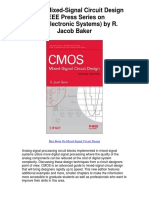 CMOS Mixed Signal Circuit Design IEEE Press Series On Microelectronic Systems by R Jacob Baker - 5 Star Review PDF