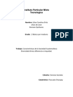 Caracteristicas de La Sociedad Guatemalteca