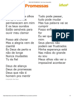 Deus de Promessas - Davi Sacer (Impressão)