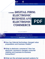 The Digital Firm: Electronic Business and Electronic Commerce