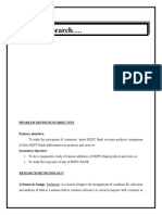 Market Research .: Problem Definition/Objective