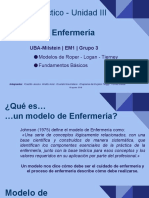 Trabajo Práctico - Unidad III Modelos de Enfermería