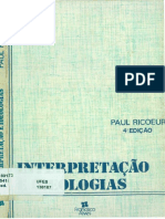 Ricoeur Paul Interpretacao e Ideologias PDF