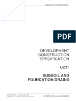 C231-Subsoil and Foundation Drains