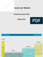 Chemie Der Metalle2002