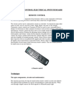 Ir Remote Control Electrical Switch Board