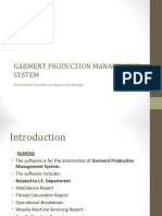 Garment Production Management System