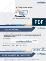 Algoritmos, Manejo de Arreglos