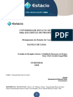 Estudo de Caso Gerenciamento de Projetos - Demonstração de Fluxo de Caixa - 3 Exemplos