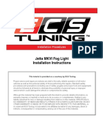 Fog Light Installation Guide