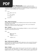 Part B: Repetition Statements: Step 1 - Make It More Precise