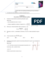 Proposta de Teste - 11.º Ano