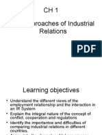 Approaches To Industrial Relations