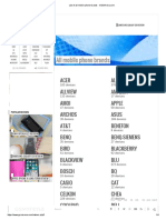 List of All Mobile Phone Brands