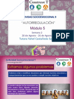 Actividad Sociemocional 9 Autorregulación/ Modulo 5