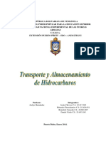 Transporte y Almacenamiento de Hidrocarburos