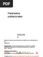 Ecologia 2 Parametros Poblacionales