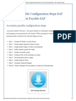 Accounts Payable Configuration Steps SAP FICO - Accounts Payable SAP - SAP Training Tutorials