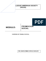 Modulo de Promocion Social