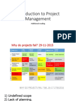 Introduction To Project Management: Additional Reading