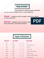 Solution Chemistry 01