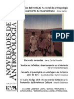 Novedades de Antropologia 84