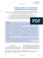 Red Cell Distribution Width Is Associated With Acute Myocardial Infarction in Young Patients